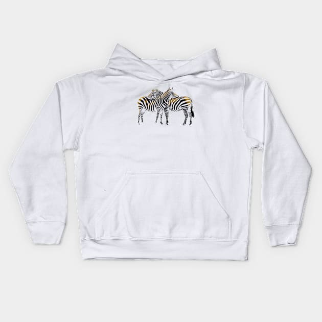 Zebra Kids Hoodie by sibosssr